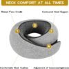2024 New Memory Foam Travel Neck Pillow for Airplanes，Ultimate Comfort and Support, Ideal for Airplane and Car Travel ，Compact, Convenient, and Versatile Airplane Sleeping Pillow. - Image 7