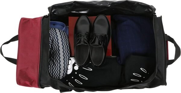 Travelers Club 32-inch Collapsible Expandble Travel Rolling Duffel Bag - Image 5