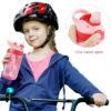 Kids Water Bottle with Straw & Handle - 16 oz BPA Free Kids Water Bottles, Spill Proof, Easy-Clean, Dishwasher Safe - Cute Rabbit Pink - Image 3