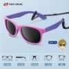 RIVBOS Kids Sunglasses Polarized UV Protection Flexible Rubber Glasses Shades with Strap for Boys Girls RBK004 - Image 5