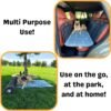 Deluxe Dog Bed Grey, Pad Topper, Pet Bed Mat, Non-Slip Bottom, Couch Cover Blanket, Dog Travel Bed, Custom Fit Cushion for Backseat Extenders, and Seat Covers - Image 5
