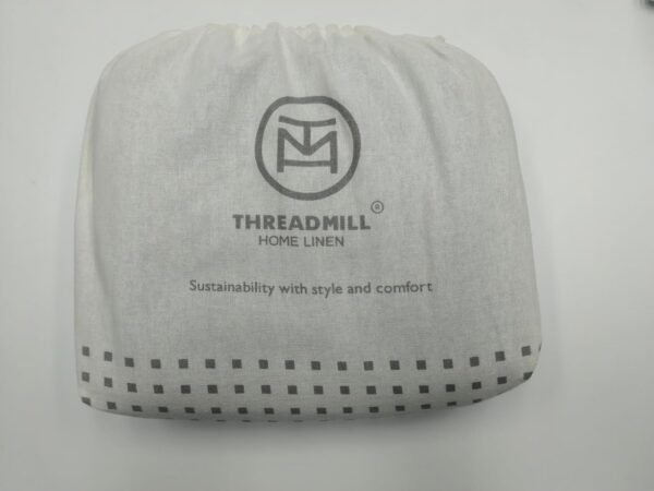 Threadmill Travel Blanket Cotton Viscose from Bamboo - Airplane Premium Soft Flight Grey Throw Blanket in Cloth Bag (Grey Color) Compact & Portable Blanket for Travel, Car, Picnic & Camping - Image 6