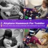 Airplane Seat Extender for Kids - Portable Toddler Travel Airplane Bed with Side Pockets,Toddler Airplane Travel Essentials, Airplane Must Have for Kids,Baby Portable Plane Bed Foot Rest for Flight - Image 8