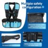 XCBYT 3 in 1 Toddler Harness Leash + Baby Anti Lost Wrist Link Airplane Kid Travel Accessories for Aviation Travel Use - Image 2