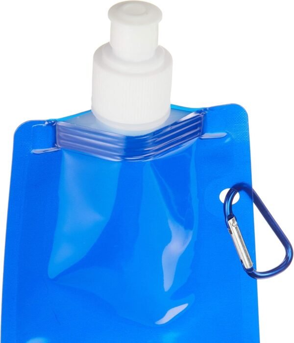 Funiverse Bulk 20 Pack 16 oz Collapsible Water Bottle Assortment - 5 Color Party Favors and Travel Water Bottles - Image 2