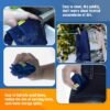 Water Bottle Holder with Strap, Premium Water Bottle Carrier with Strap Easy Clean, Light Water Bottle Carrier Bag, Water Bottle Holder with Pocket for Hiking, Walking, Travel - Image 4