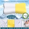 Cervical Neck Pillow Memory Foam Pillows for Neck Pain Relief, Ergonomic Pillow for Shoulder Pain, Contour Pillow for Sleeping, Orthopedic Bed Pillows Neck Support for Side Back Stomach Sleepers - Image 2