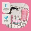 Contigo Leighton Kids Plastic Water Bottles, Spill-Proof Tumblers with Straw, Dishwasher Safe, 14oz 2-Pack in Blue Raspberry/Butterflies & Azalea/Llamas Themes - Ideal for Toddlers and Older Kids - Image 3