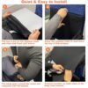 Travel Footrest for Airplane, Toddler Airplane Seat Extender Travel Bed, Portable Flight Foot Rest Hanging on Airplane Seat Table with Side Pockets, Toddler Flying Travel Essentials- Fit Economy Seats - Image 6