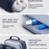 Travel Backpack For Women Men Laptop Backpack For Traveling On Airplane Travel Backpack Carry On Flight Approved Carry On Backpack Spirit Airlines Personal Item Bag 18x14x8 Blue - Image 4