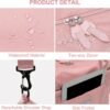 Womens travel bags, weekender carry on for women, sports Gym Bag, workout duffel bag, overnight shoulder Bag fit 15.6 inch Laptop Pink Large - Image 5