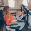 Toddler Airplane Seat Extender, Multipurpose Toddler Flight Sling Travel Bed, Comfort Baby Plane Foot Rest for Flying, Toddler Airplane Traveling Essentials - Fit Economy Seat