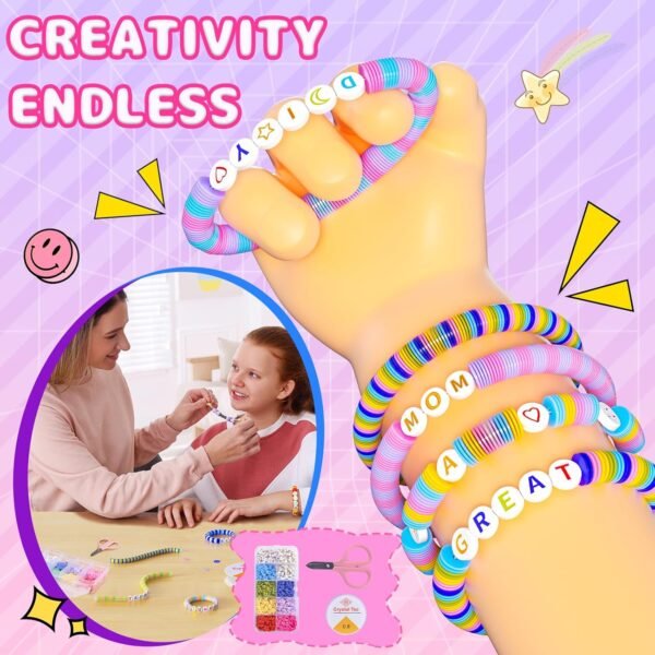 Gifts for Girls 4-12, Decorate Your Own Water Bottle Kits for Girls, Unicorn Diamond Painting Toys & Friendship Bracelet Kit, Fun Arts Crafts for Kids Ages 4-6-8-10, Birthday Gifts Toys for Girls - Image 3