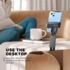 Perilogics Universal in Flight Airplane Phone Holder Mount. Hands Free Viewing with Multi-Directional Dual 360 Degree Rotation. Pocket Size Must Have Airplane Travel Essential Accessory for Flying - Image 5