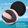 Travel Neck Pillow Bag Compact Travel Neck Pillow Carrying Case Neck Pillow Case Pillow Carrying Bag for Travel Airplane Train Journey, Quick Release Clasp Attaches to Luggage Purse Backpack - Image 3