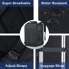 Large Travel Backpack, Carry On Backpack, 50L Backpack, 18 Inch Convertible Lightweight Expandable Travel Back Pack for Men Carry on, TSA Black Luggage Suitcase Backpack - Image 6