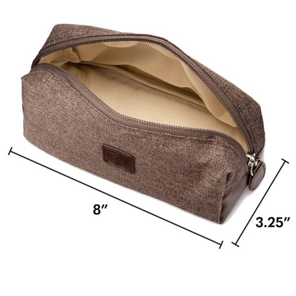Beard Club Travel Toiletry Bag for Men: Durable, Lightweight & Roomy Men's Toiletry Travel Bag for Grooming Essentials, Shaving Kit, Shower & Bathroom Accessories - Stylish Men's Travel Toiletries Bag - Image 8