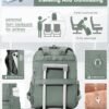 Travel Backpack Carry On Flight Approved Small Travel Backpack For Women Carry On Backpack Personal Item Travel Bag Laptop Teacher Backpack Work Backpack For Traveling On Airplane Army Green - Image 2