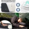 Travel & Camping Comfortable Memory Foam Pillow – Easy to Carry Portable Bag – Temperature Regulating Pillow Case - Perfect for Travelling (Grey) - Image 4