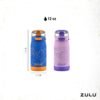 ZULU Kids Flex 12oz Tritan Stainless Steel Insulated Water Bottle with Silicone Spout, Leak-Proof Locking Flip Lid and Soft Touch Carry Loop for School Backpack, Lunchbox, and Outdoor Sports, Blue - Image 5