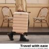 Coolife Luggage 3 Piece Set Suitcase Spinner Hardshell Lightweight TSA Lock (apricot white, 3 piece set(20in24in28in)) - Image 6