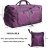 Woogwin Travel Duffel Bag Large Foldable Waterproof Overnight Bag for Beach Swim Bags Pool Sports Gym - Image 2