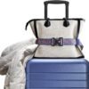 Travel Belt for Luggage - Stylish & Adjustable Add a Bag Luggage Strap for Carry On Bag - Airport Travel Accessories for Women & Men (Ethnic Blue) - Image 6