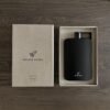 Flat Water Bottle | Stainless Steel 17oz Flask | Minimalistic Design for Easy Portability | BPA-Free, Leak-Proof | Perfect for Travel, Gym, and Everyday Use (Black) - Image 7