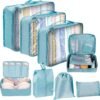 Packing Cubes for Travel 8 Set Packing Cubes for Suitcases Lightweight Shoe Bag Luggage Organizer Bags Suitcase Organizer Travel Essentials