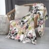 Flower Butterfly Sugar Skull Blanket Throw Blankets Soft Warm Fleece Blanket for Women Men for Gifts Travel Airplane Bed Couch Car 50"x40" - Image 6