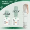 PUPIHOM17OZ 3 in 1 Portable Dog Water Bottle, Outdoor Dog Water Dispenser with Poop Bag, Pet Travel Water Bottle Dispenser with Drinking Feeder and Food Container for Dogs Walk Travel, Length 15.55" - Image 5