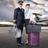 Convertible Garment Bag with Shoulder Strap, Modoker Carry on Garment Duffel Bag for Men Women - 2 in 1 Hanging Suitcase Suit Travel Bags (Grey) - Image 6