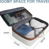 Vancropak Travel Bags for Women Carry on, Large Travel Backpack Airline Approved, Expandable Weekender Daypack Overnight Suitcase Backpack, Luggage for International Flight Traveling Hiking, Beige - Image 2