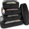 5 Set/8 Set Packing Cubes - Travel Organizers with Laundry Bag