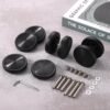 Luggage Wheels Replacement Kit, 360 Swivel Caster Wheels Rubber Spinner Suitcase Wheels Replacement & Wheel Covers Axles Screws Washers Wrench for Trolley Bag Travel Box(Style B) - Image 5