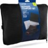 Lewis N. Clark Ultimate Comfort Set + Portable Travel Kit for Airplane, Includes Inflatable Pillow + Zippered Carrying Case, Cozy Fleece Blanket, Eye Mask for Sleeping & Foam Ear Plugs, Black - Image 7