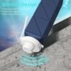 Collapsible Water Bottles,BPA-Free Leak-Proof Silicone Foldable Water Bottle Cup 20.6oz,Durable Lightweight Bottle for Gym Travel Camping Hiking Running (Navy Blue+Green) - Image 6
