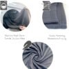 Cozy-Soft Microfleece Travel Blanket, 50x60 Inch, Lightweight, Compact, Perfect for Airplane and Car, Charcoal - Image 7