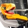 Jurassic World Dinosaur Head Armrest Buddy Stuffed Plush Traveling Toy with Blanket 13” - Kids Ultimate Travel Pillow Companion Set (T Rex) - Image 5