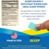 Sleep – Melatonin 5mg with L-Theanine Sleep Strips. Berry Flavor. Sugar Free, Gluten Free, Sleep Aid Supplement for Adults. Made in an FDA-Registered Facility in The USA. 30 pk - Image 6