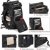Travel Backpack Carry On Backpack Durable Convertible Duffle Bag Fit for 15.6 Inch Laptop for Men and Women hiking airplane shoes bag extendable three way uses multiple - Image 7