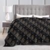 (Colorful Butterfly) Print Fall Throw Blanket Personalized Soft Flannel Blanket for Bed Couch Sofa, Blanket for Lightweight Fuzzy Cozy Blankets for Travel Office Home 50"X40" - Image 6