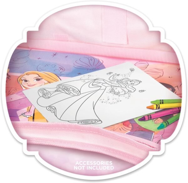 Disney Princess Kids Travel Tray for Car, Toddler Car Seat Tray for Travel, Car Trays for Kids Roadtrip Essentials & Activities - Image 11