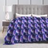 (Planet) Print Fall Throw Blanket Personalized Soft Flannel Blanket for Bed Couch Sofa, Blanket for Lightweight Fuzzy Cozy Blankets for Travel Office Home 50"X40" - Image 6