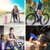 JaneJu Collapsible Water Bottle, 17oz BPA Free Silicone Reusable Portable Lightweight Foldable Water Bottles with Carabiner, Portable Leak Proof Sports Water Bottle (Blue) - Image 5