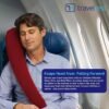 Travelrest Ultimate Travel Neck Pillow-Ergonomic, Patented and Adjustable for Airplanes, Cars, Buses, Trains, Office Napping, Camping, Wheelchairs (Rolls up Small) - Image 2