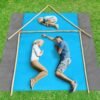 ISOPHO Beach Blanket,Picnic Blankets Waterproof Sandproof for 4-7 Adults, Oversized Lightweight Beach Mat, Portable Picnic Mat, Sand Proof Mat for Travel,Camping, Hiking, Packable w/Bag - Image 2