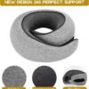 2024 New Memory Foam Travel Neck Pillow for Airplanes，Ultimate Comfort and Support, Ideal for Airplane and Car Travel ，Compact, Convenient, and Versatile Airplane Sleeping Pillow. - Image 4