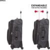 SwissGear Sion Softside Expandable Luggage, Dark Grey, Carry-On 21-Inch - Image 5