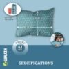 Klymit Coast Travel Pillow, Compact, Compressible Airplane, Backpacking, Hammock, and Camping Pillow - Image 3